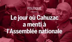 Le jour où Cahuzac a menti à l’Assemblée nationale