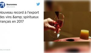 Nouveau record à l'export des vins & spiritueux français en 2017.