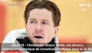JO-2018/Snowboard halfpipe: Shaun White champion olympique