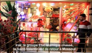 Irak: l'EI chassé, la Saint Valentin de retour à Mossoul