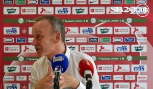 Brest - Niort : Conférence de presse d'avant-match