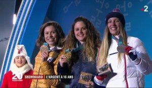 Snowboard : Julia Pereira de Sousa-Mabileau obtient la médaille d'argent à 16 ans