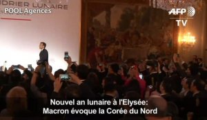 Nouvel an lunaire à l'Elysée: Macron évoque la Corée du Nord