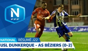 J22: Dunkerque - Béziers(0-2), le résumé