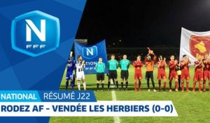 J22 : Rodez AF - Vendée Les Herbiers Football (0-0), le résumé