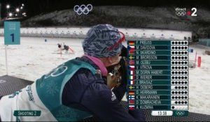 JO 2018 : Biathlon - Mass-start Femmes : Le tir couché express de Kuzmina !