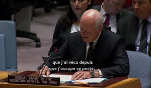 Un responsable des Nations unies tente de faire réagir un officiel syrien