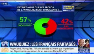 Propos de Laurent Wauquiez : 57% des Français les jugent choquants