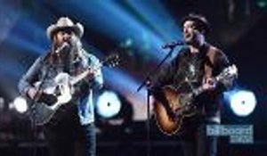 Justin Timberlake Opens 2018 Brit Awards By Bringing Out Chris Stapleton for 'Say Something' | Billboard News