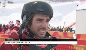JO 2018 : Ski halfpipe Hommes / Kevin Rolland : "Je suis un peu au fond du trou"