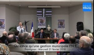 Qu'est-ce qu'une gestion municipale FN ? Conférence - débat par Julien Sanchez et Gérard Prato