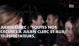 Quand France 2 coupe le live de Julien Clerc au bout de quelques secondes