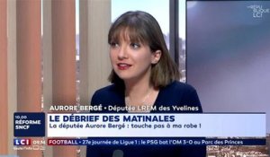 Aurore Bergé revient sur les critiques sur sa robe dans Salut les Terriens
