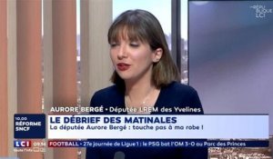 Aurore Bergé revient sur les critiques sur sa robe dans Salut les Terriens