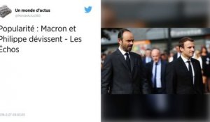 Chute de popularité pour Macron et Philippe.
