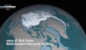 La fonte des glaces du Pôle Nord entre 1984 et 2016 - Froid dans le dos