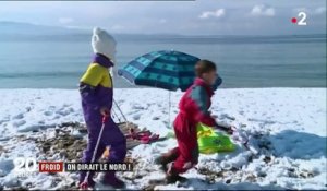 Grand froid : alerte orange à la neige dans neuf départements du Sud