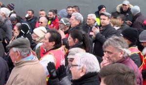 Léo Purguette, de La Marseillaise, venu en soutien sans son carnet de notes