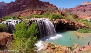 Cette Oasis paradisiaque se situe dans le Grand Canyon... Magnifique