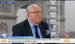 "Le FN n'est pas la propriété de la famille Le Pen", estime son fondateur, Jean-Marie Le Pen