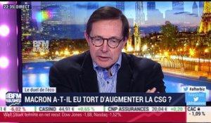 Le duel de l'éco: Emmanuel Macron a-t-il eu tort d'augmenter la CSG ? - 01/03