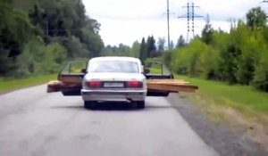 Comment transporter des troncs d'arbres en voiture