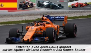 Entretien avec Jean-Louis Moncet sur les équipes McLaren-Renault et Alfa Romeo-Sauber