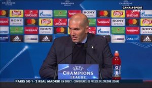 Late Football Club - La réaction de Zinédine Zidane après PSG - Real Madrid