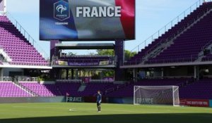 Equipe de France Féminine : entraînement avant France-Allemagne