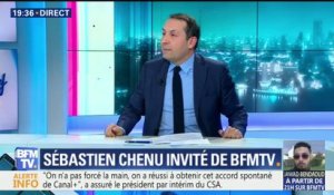 Sébastien Chenu dénonce la "guerre psychologique menée chaque jour contre Marine Le Pen"