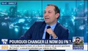 Le nouveau nom du FN "va expliquer ce que nous sommes devenus", confie Sébastien Chenu