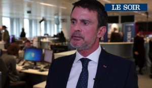 Manuel Valls, invité de la rédaction du Soir
