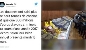 Record de saisies de cocaïne pour la douane en 2017.