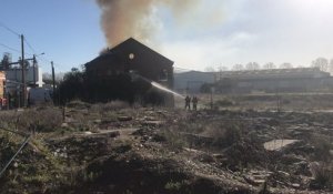 Incendie d'un pavillon abandonné à Ancenis