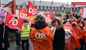 Brest. Entre 300 et 400 manifestants pour la défense des Ehpad