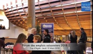 CAP D'AGDE - Le Forum des emplois saisonniers 2018