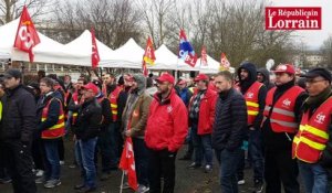 Manifestation des siderurgistes à Hagondange :  "les gens ont la crainte de perdre leur emploi"