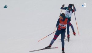 Jeux Paralympiques - Biathlon 15 km hommes mal-voyants - Anthony Chalençon médaillé de bronze