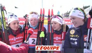 Dorin «C'est un beau relais pour toute l'équipe» - Biathlon - CM (F)