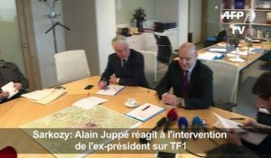 Juppé réagit à l'intervention de Sarkozy sur TF1
