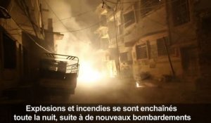 Ghouta orinetale: nuit d'enfer à Douma