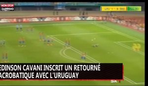 Edinson Cavani inscrit un retourné acrobatique avec l'Uruguay (vidéo)