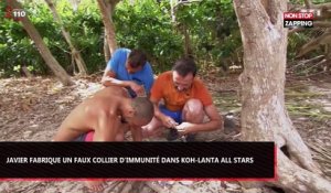 Koh-Lanta All Stars : Javier fabrique un faux collier d’immunité pour piéger une candidate (Vidéo)