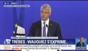 Laurent Wauquiez: "Je demande que l'état d'urgence soit rétabli (...) Il faut interner les islamistes les plus dangereux. Et expulser ceux qui ne sont pas Français"
