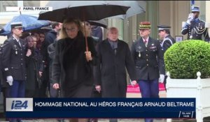 Hommage national au héros français Arnaud Beltrame