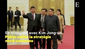 Kim Jong-un et Xi Jinping, unis contre Trump