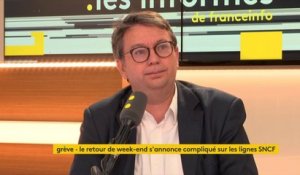 SNCF: "On n'a jamais prononcé le mot de 'privilégié', mais le statut des cheminots bloque un certain nombre d'évolutions professionnelles", insiste Sylvain Maillard #lesinformés