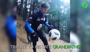 Il décide de gravir l’Himalaya en jonglant avec un ballon de foot