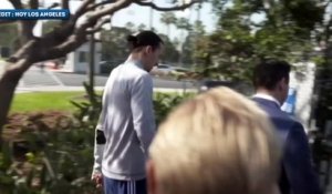 Le premier entraînement d'Ibrahimovic avec Los Angeles Galaxy