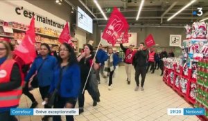 Carrefour : grève exceptionnelle dans les magasins